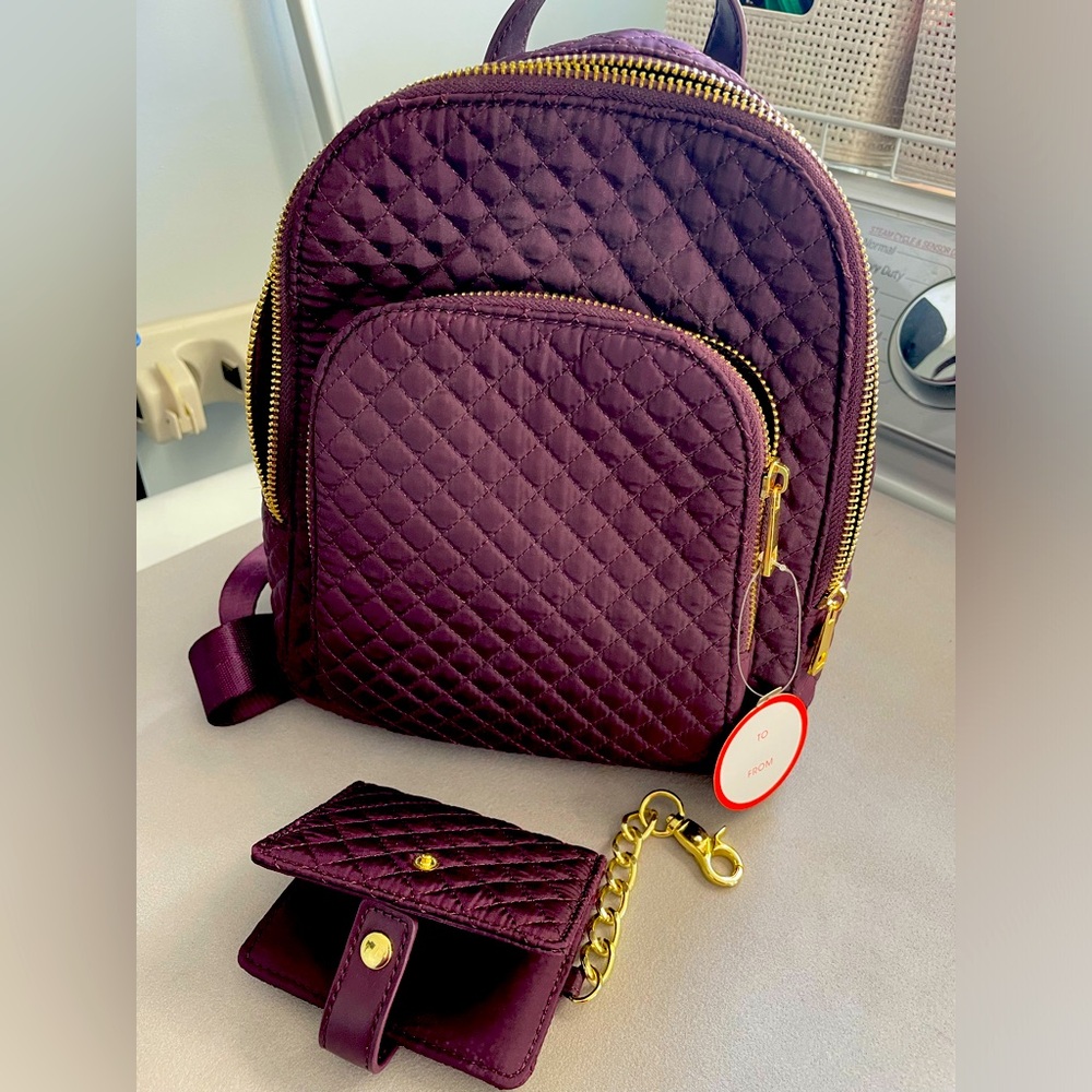 NWT Cynthia Rowley Backpack with wallet